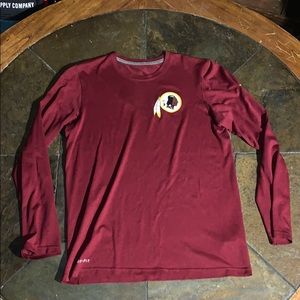 Red Nike Washington redskins long-sleeve shirt
